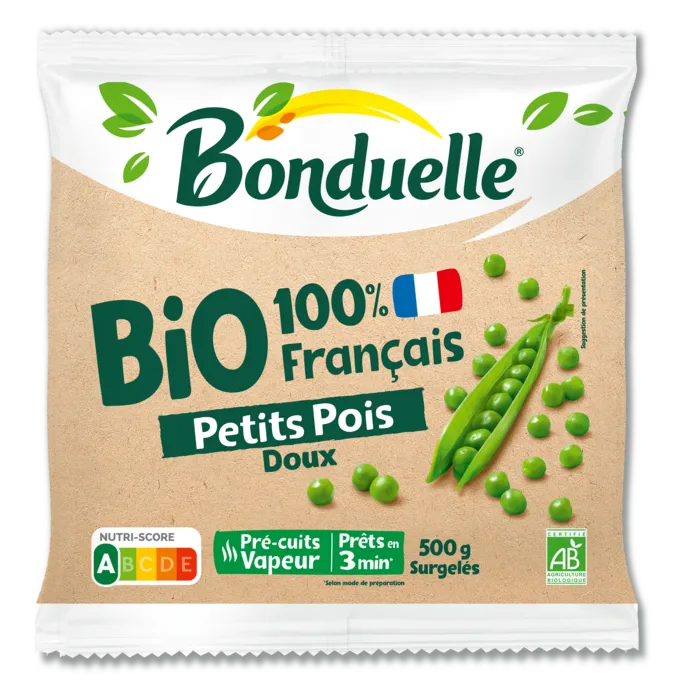 Petits Pois Bio 100% Français