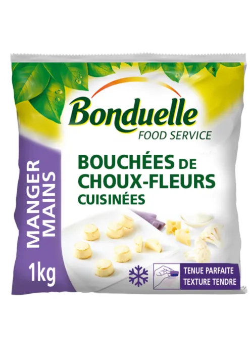 Bouchées de choux-fleurs cuisinées