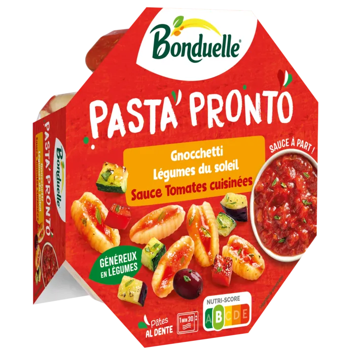 Pasta Pronto - Gnocchetti, Légumes du Soleil, Sauce Tomates cuisinées