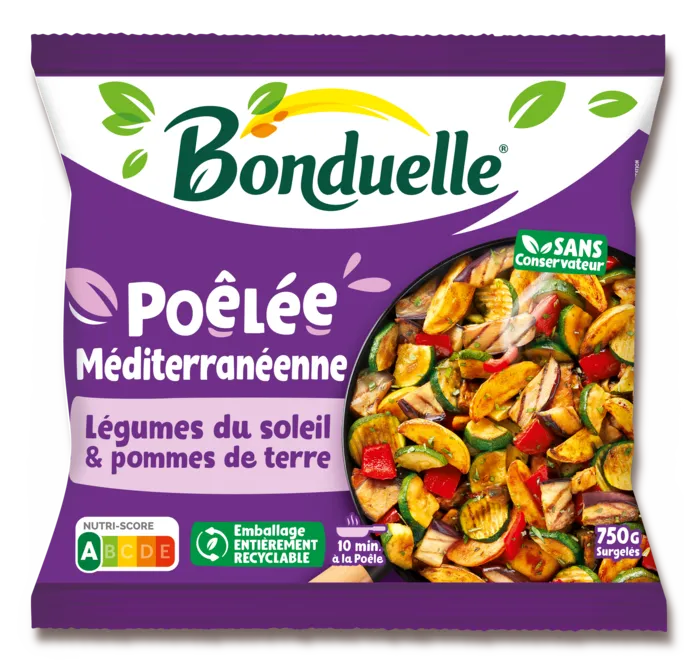Poêlée Méditerranéenne - Légumes du soleil, Pommes de terre, Graines de courge