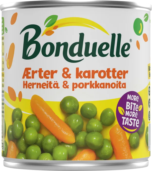 Ærter og karotter - 400 g