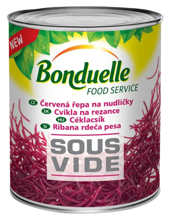 Sous vide Červená řepa na nudličky