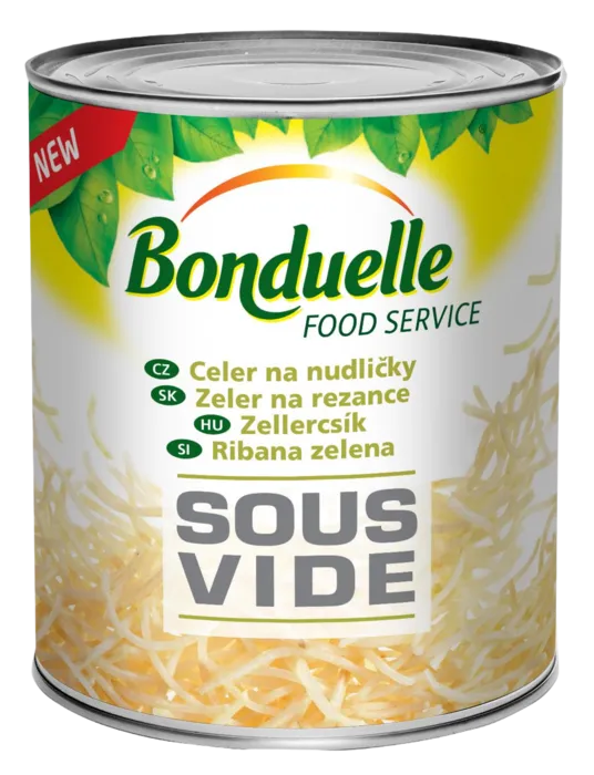 Sous vide celer na nudličky