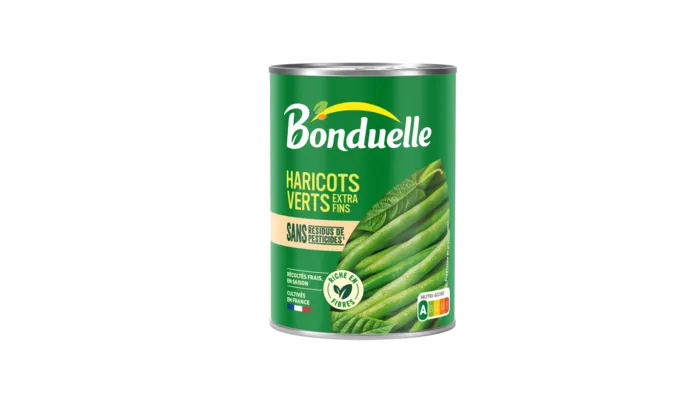 Haricots verts extra-fins sans résidu de pesticides