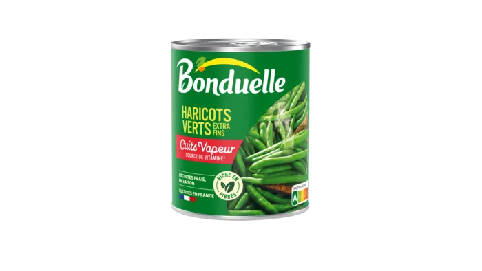 Haricots Verts extra fins cuits à la vapeur