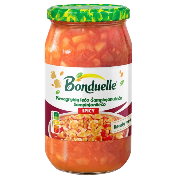 Vidutinio aštrumo pievagrybių lečo