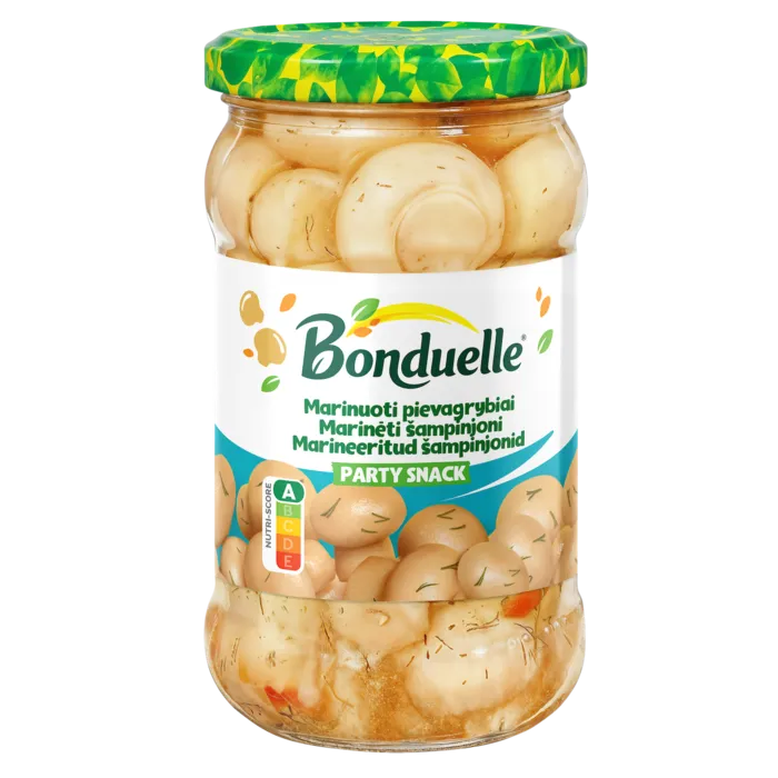 Marinuoti pievagrybiai su krapais