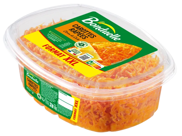 Carottes râpées au citron de Sicile 1000g