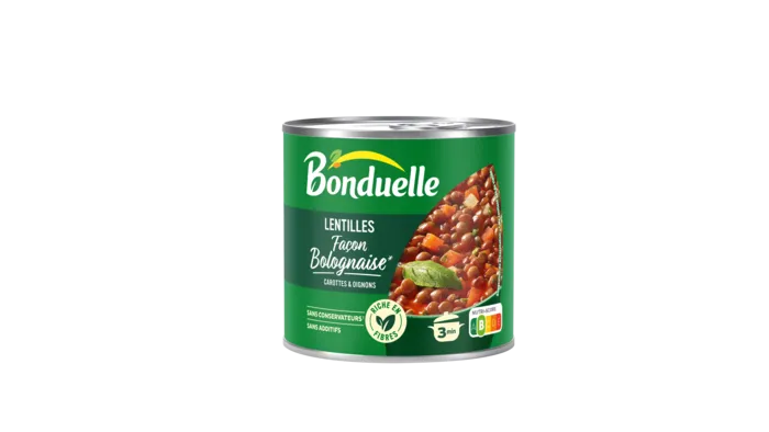 Lentilles façon bolognaise