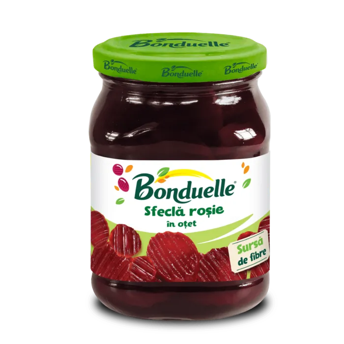 Sfeclă roșie felii, în oțet