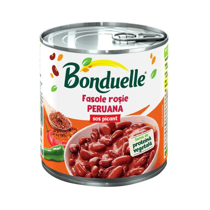 PERUANA, Fasole roşie boabe în sos tomat picant