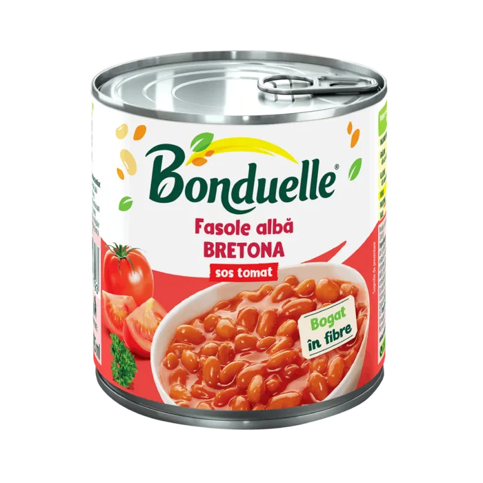 BRETONA, Fasole albă boabe în sos tomat