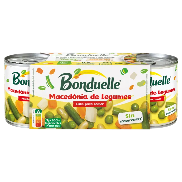 Macedónia de legumes