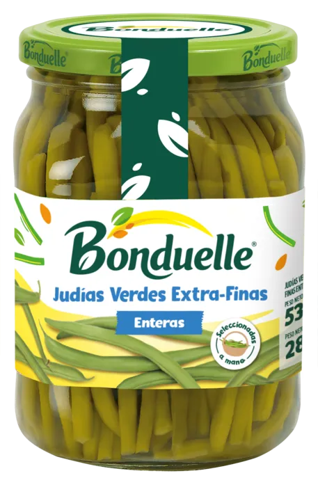 Judías verdes extrafinas enteras