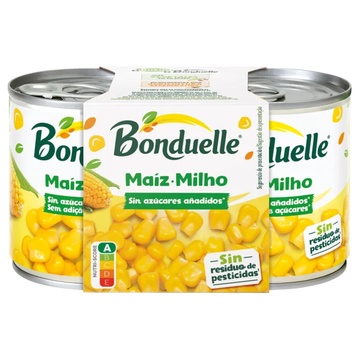 Maíz dulce sin residuos de pesticida