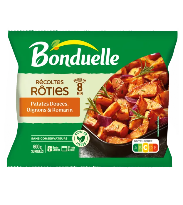 Les Récoltes Rôties Patates Douces, Oignons & Romarin