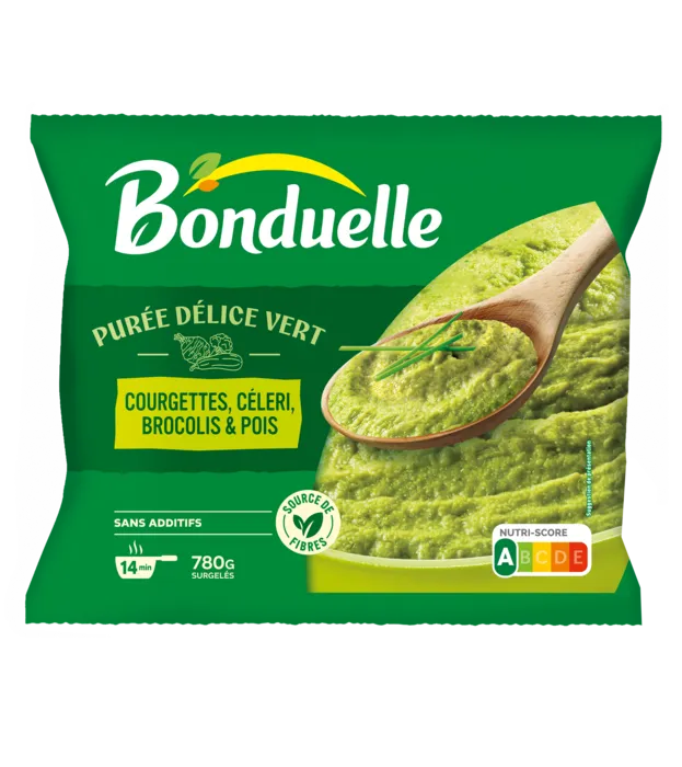 Purée Délice - Courgettes, Céleri, Brocolis, Pois - Délice Vert