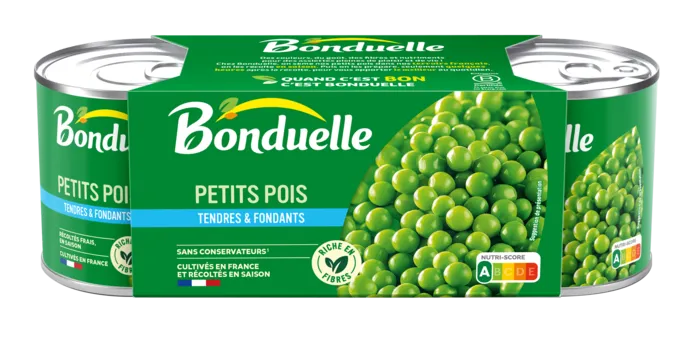 Petit pois sans arôme ajouté