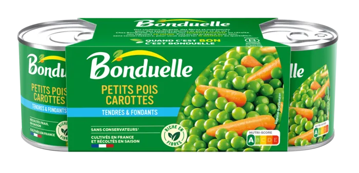 Petits pois & carottes sans arôme ajouté