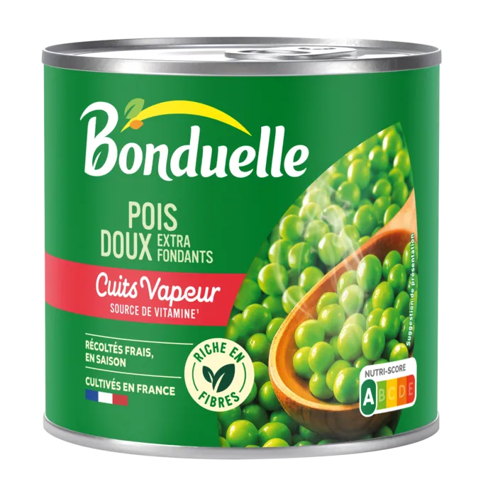 PETITS POIS DOUX CUITS A LA VAPEUR