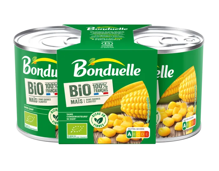 Maïs Bio sans sucres ajoutés