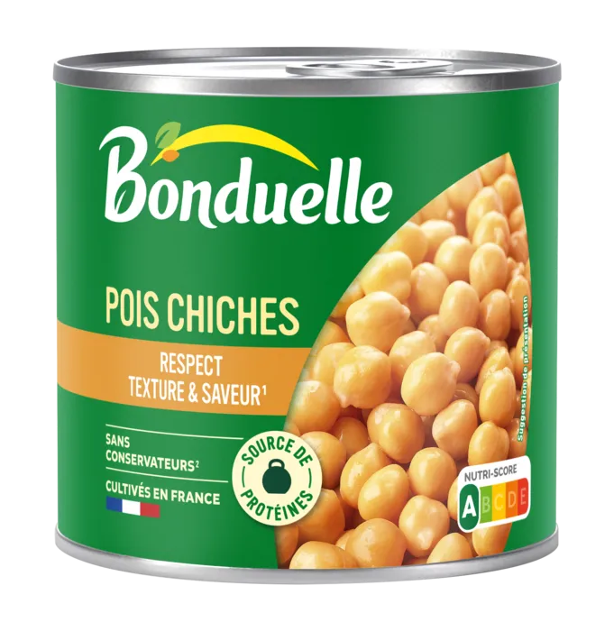 Pois Chiches cuits dans très peu de jus