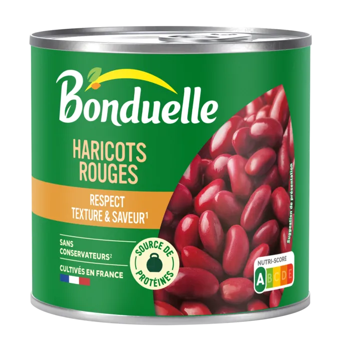 Haricots Rouges cuits dans très peu de jus