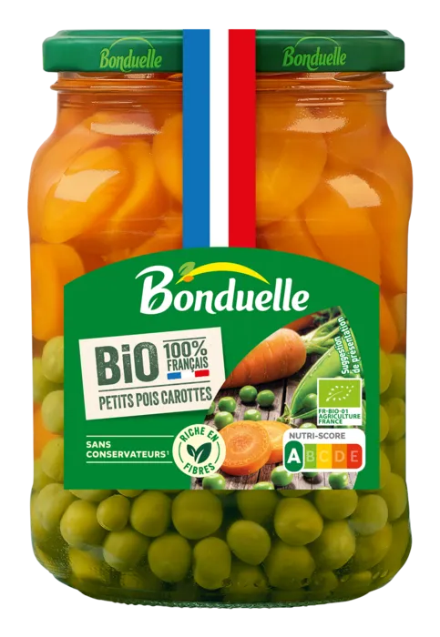 Petits Pois Carottes Bio Légumes 100% Français