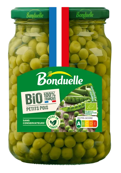 Petits Pois Bio Légumes 100% Français