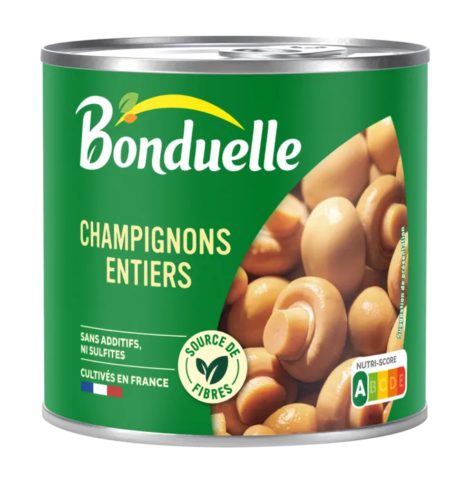 Le Champignon entier, sans sulfite, sans additif et sans conservateur