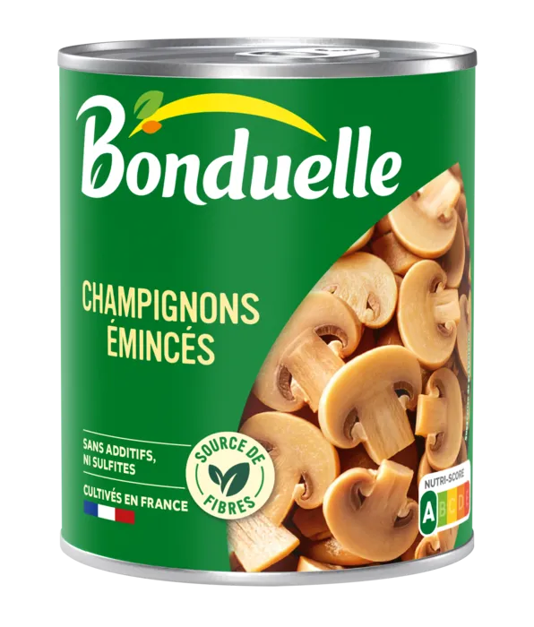 Le Champignon émincé sans sulfite, sans additif et sans conservateur 4/4