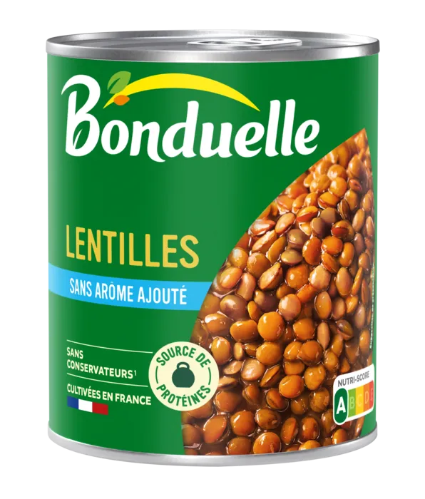 Lentilles Jus Nature Bonduelle 530g