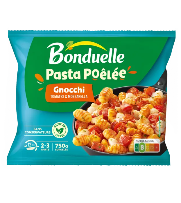 Pasta Poêlée Gnocchis, Tomates & Mozzarella