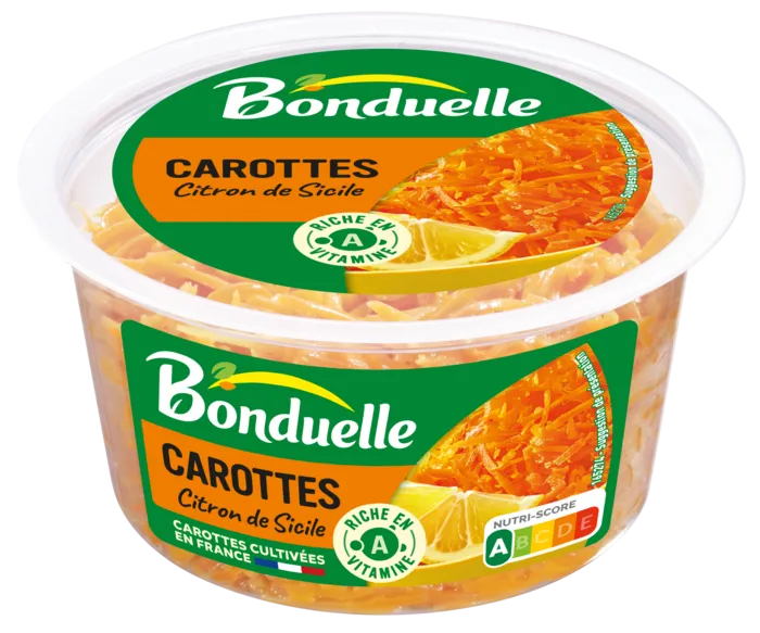 Carottes Râpées au Citron de Sicile - De Nos Producteurs
