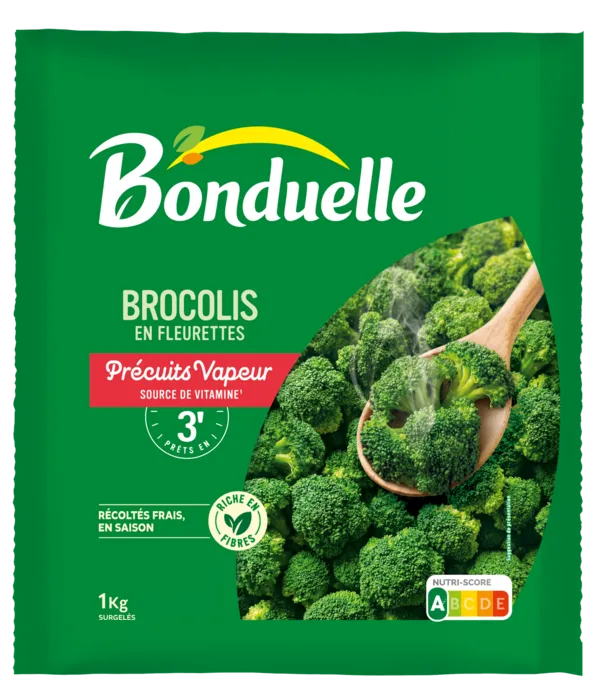 Le Brocoli Précuit Vapeur