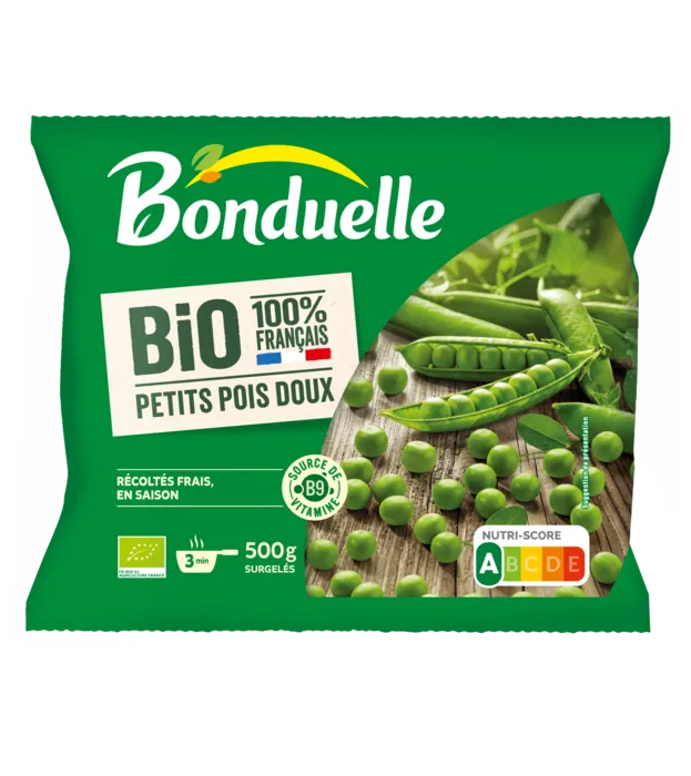 Petits Pois Bio 100% Français
