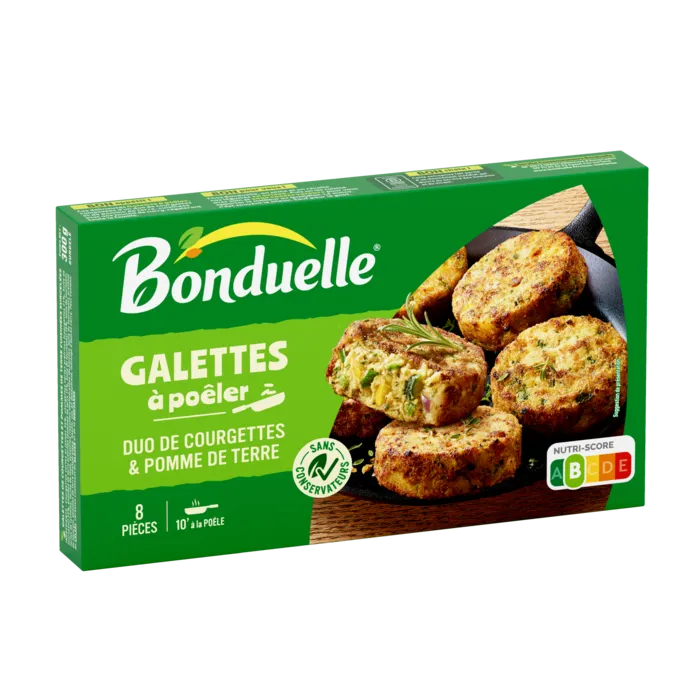 Galettes à poêler, Duo de Courgettes & Pommes de terre