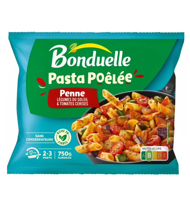 Pasta Poêlée Penne, Légumes du soleil & Tomates cerises