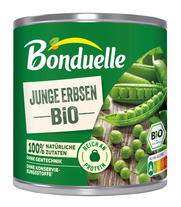 Bio junge Erbsen