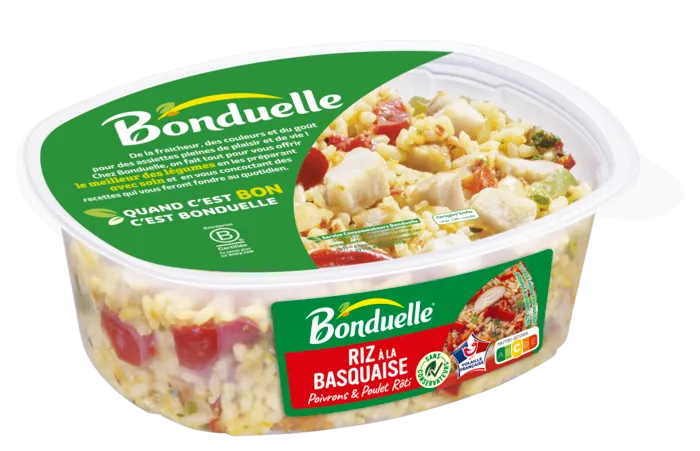 Riz à la basquaise - Poivrons & Poulet Rôti