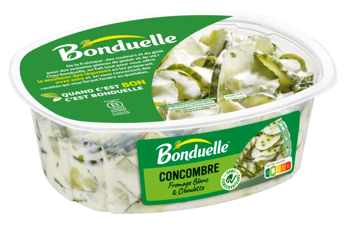 Concombres Fromage Blanc & Ciboulette