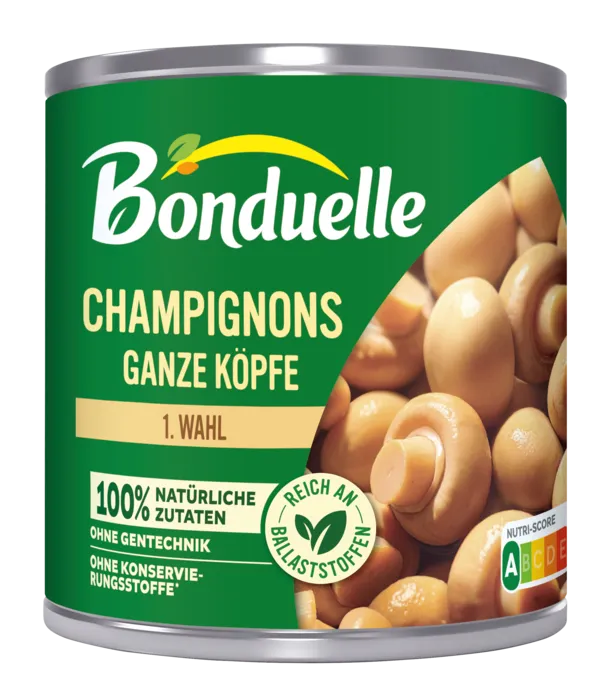 Champignons ganze Köpfe 1.Wahl