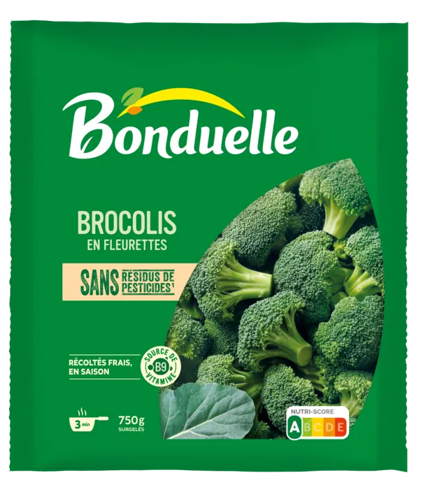 Le Brocoli en Fleurettes Sans Résidu de Pesticides 750G