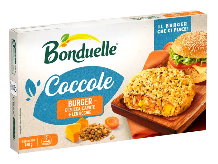 Burger di Zucca carote e lenticchie