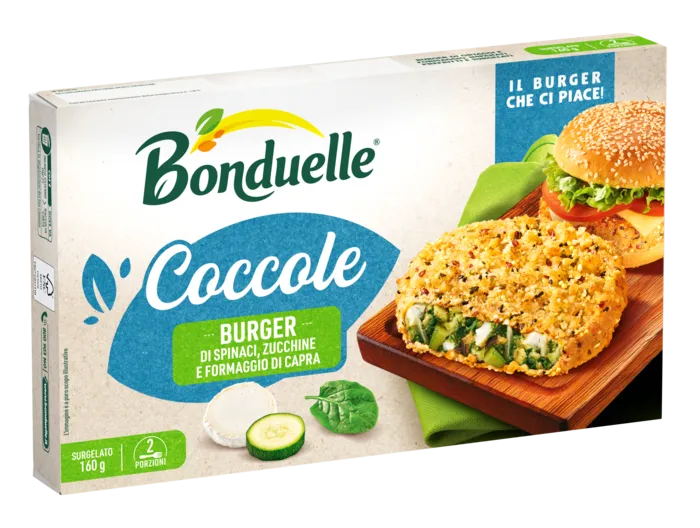 Burger di Spinaci, zucchine di formaggio di capra